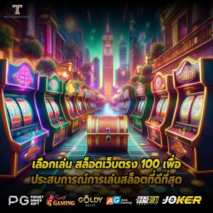 เลือกเล่น สล็อตเว็บตรง 100 เพื่อประสบการณ์การเล่นสล็อตที่ดีที่สุด